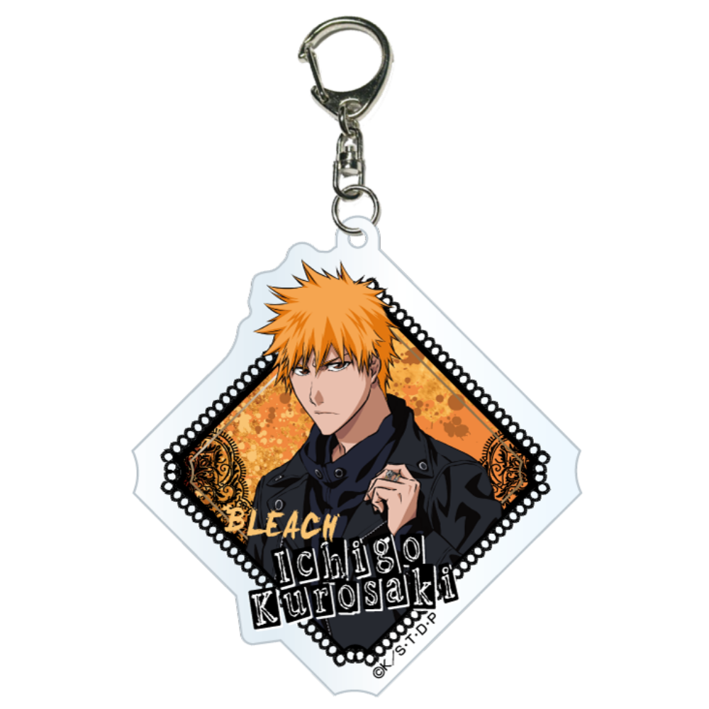 預購 - BLEACH死神 壓克力鑰匙圈 BLACK ＆ ROCK 黒崎一護【日本進口精品-2023/4月下旬】