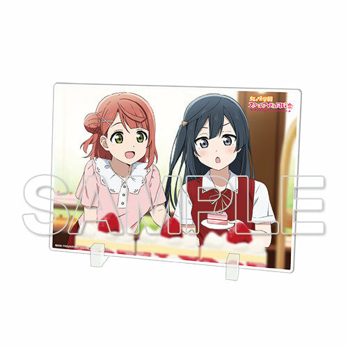 【預購日本進口精品-2023/2月下旬】『LoveLive！虹咲學園學園偶像同好會』 虹色TeaTime 上原步夢＆優木雪菜 大型壓克力立牌