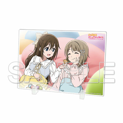 【預購日本進口精品-2023/2月下旬】『LoveLive！虹咲學園學園偶像同好會』 虹色TeaTime 中須霞＆櫻坂雫 大型壓克力立牌
