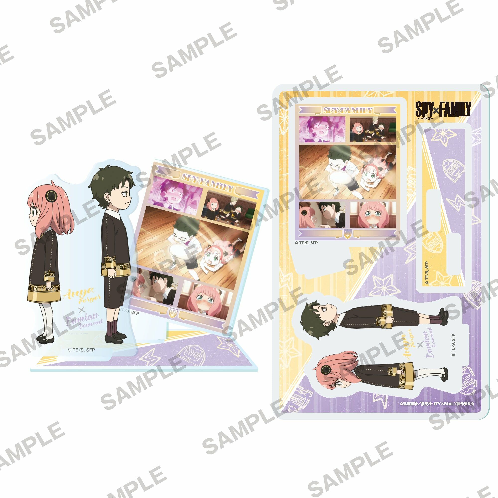 【預購日本進口精品-2023/3月下旬】SPY×FAMILY 間諜家家酒　壓克力立牌 vol.2 安妮亞·佛傑＆達米安·戴斯蒙德