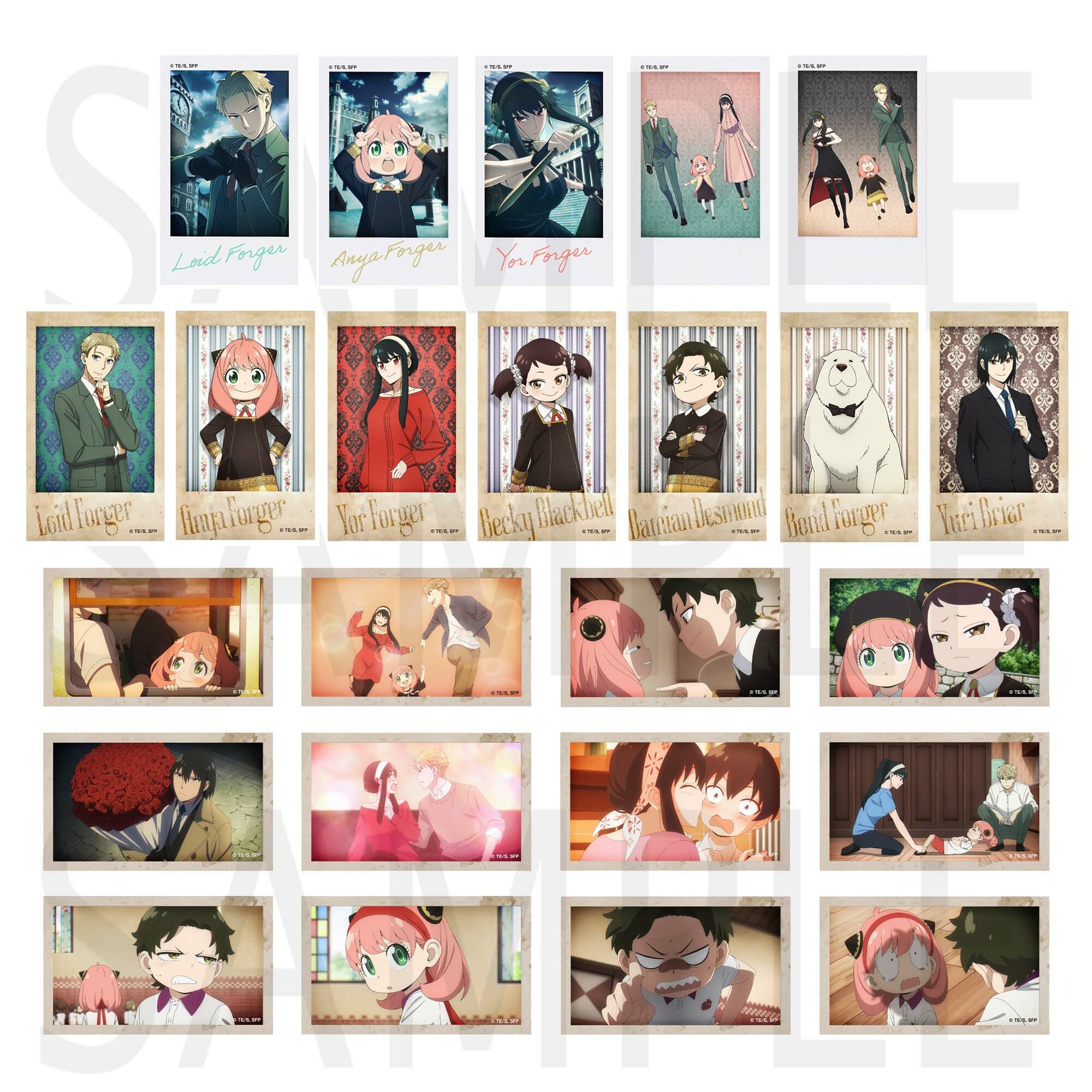 【預購日本進口精品-2023/3月下旬】SPY×FAMILY 間諜家家酒 迷你劇照收藏 PACK盲盒販售 隨機出貨