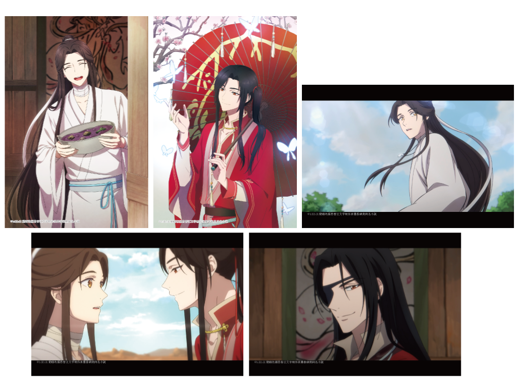 【預購日本進口精品-2023/2月下旬】「天官賜福」 插畫小卡5張套組 G