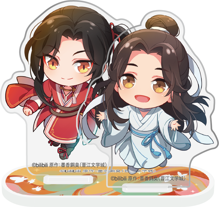 【預購日本進口精品-2023/2月下旬】「天官賜福」 壓克力立牌 Q版謝憐＆Q版三郎