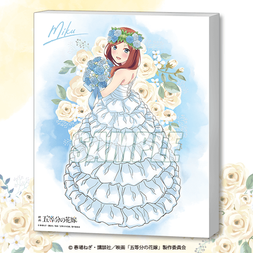 【預購日本進口精品-2023/4月中旬】「五等分的新娘」   Newtype 迎賓牌 中野三玖