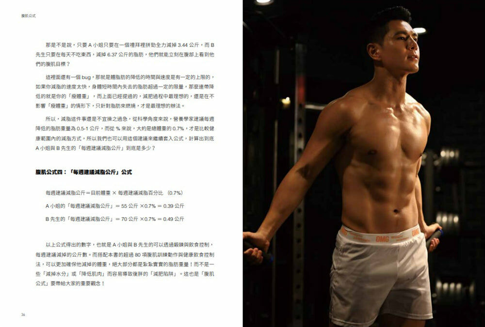 腹肌公式：30秒訓練搭配10種彈性飲食，祖雄教你練出傲人腹肌