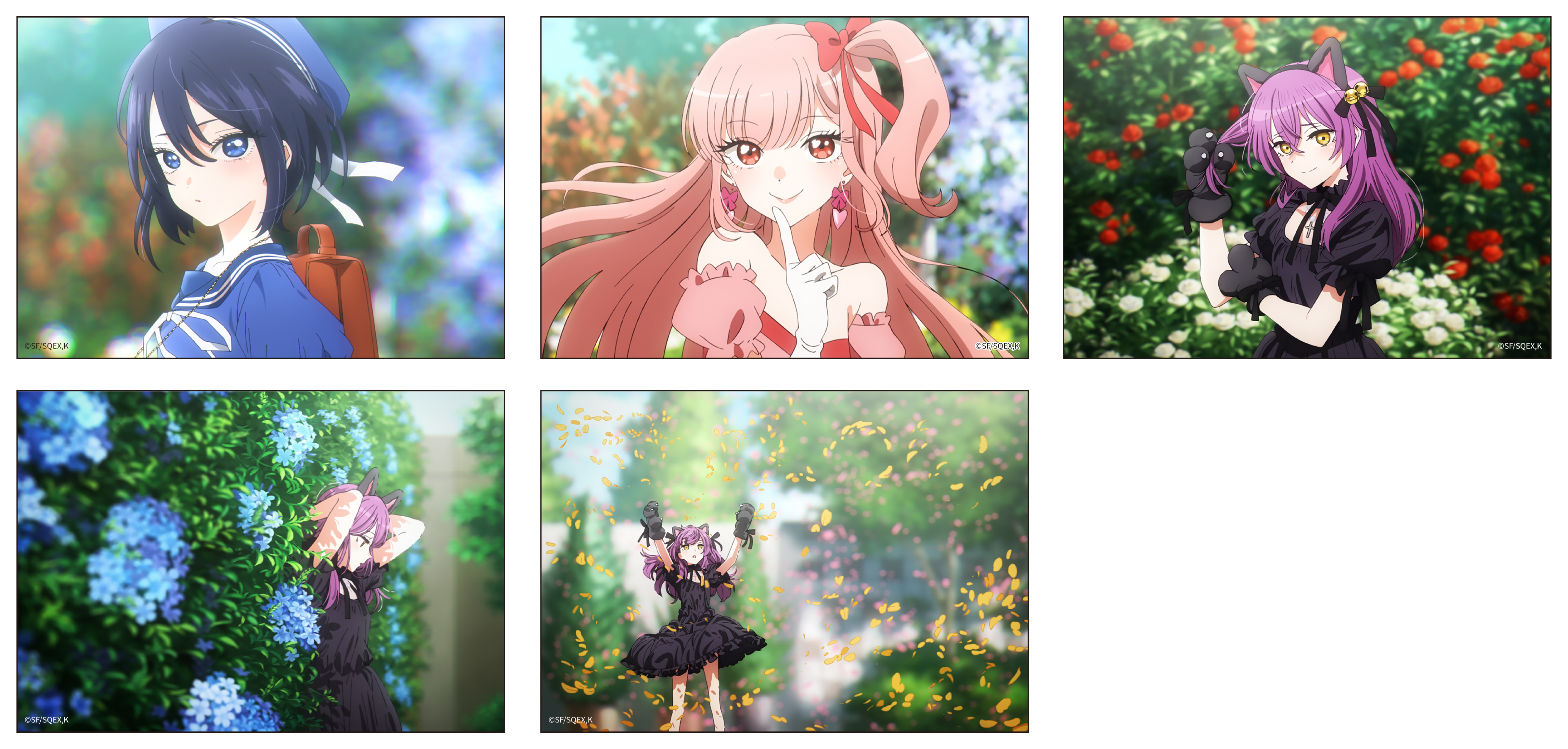 預購-【再販】TV動畫「戀上換裝娃娃」 插畫小卡5張套組 H【日本進口精品】