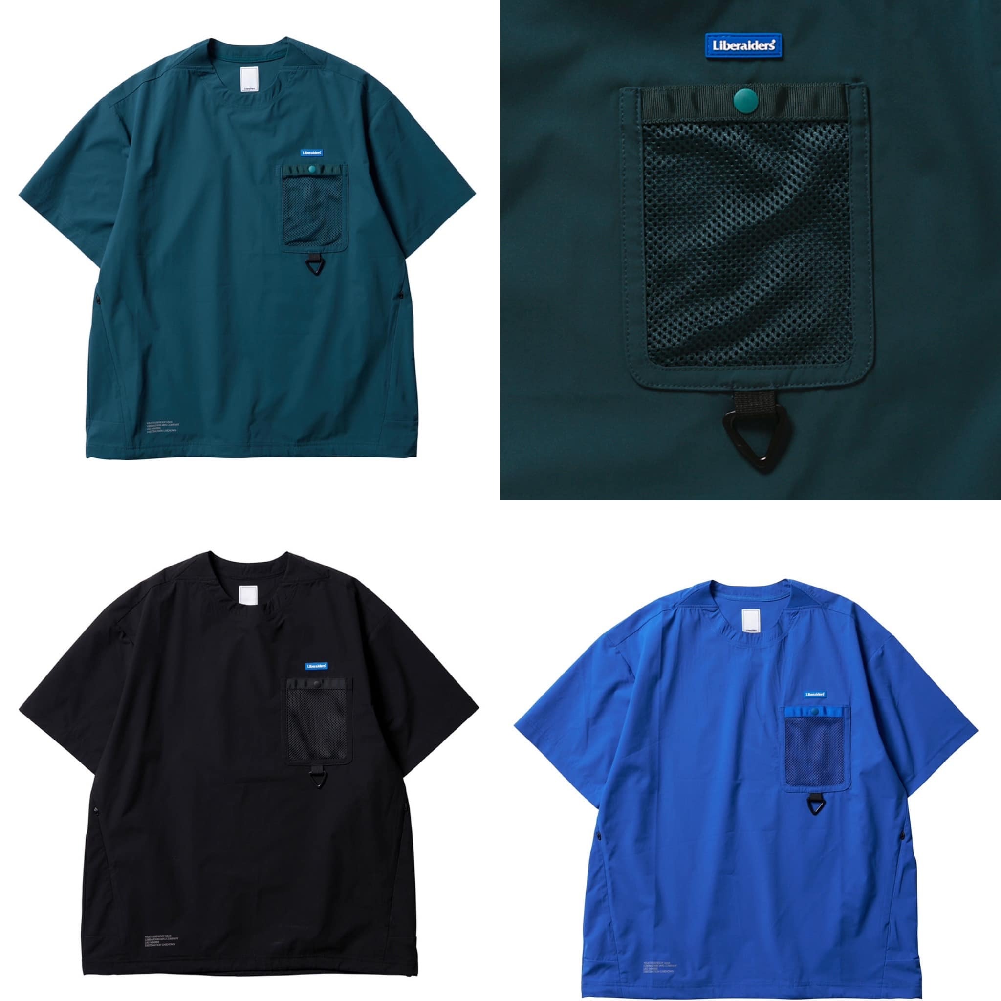 Liberaiders 4WAY STRETCH POCKET TEE