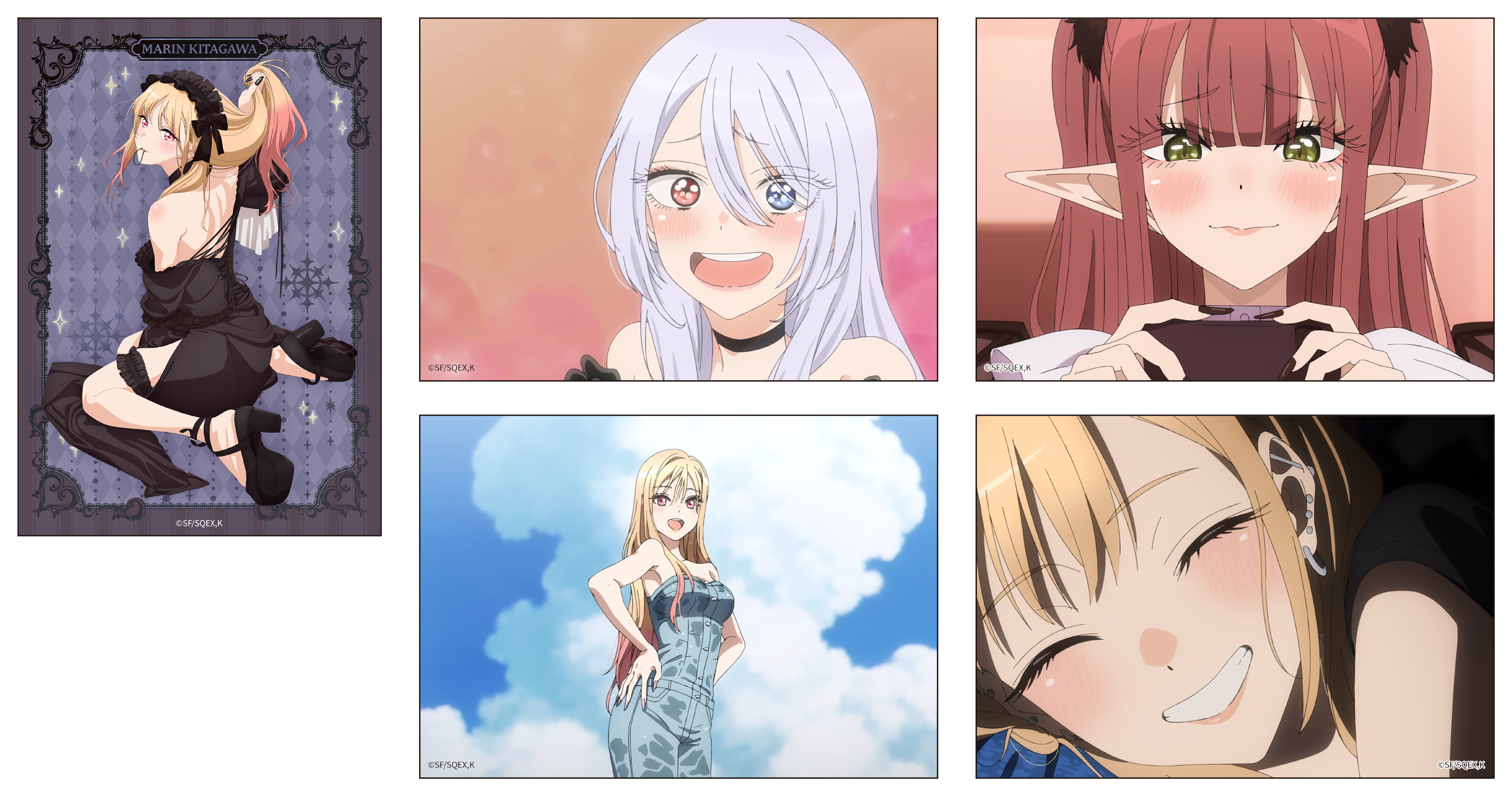 預購-【再販】TV動畫「戀上換裝娃娃」 插畫小卡5張套組 C【日本進口精品】