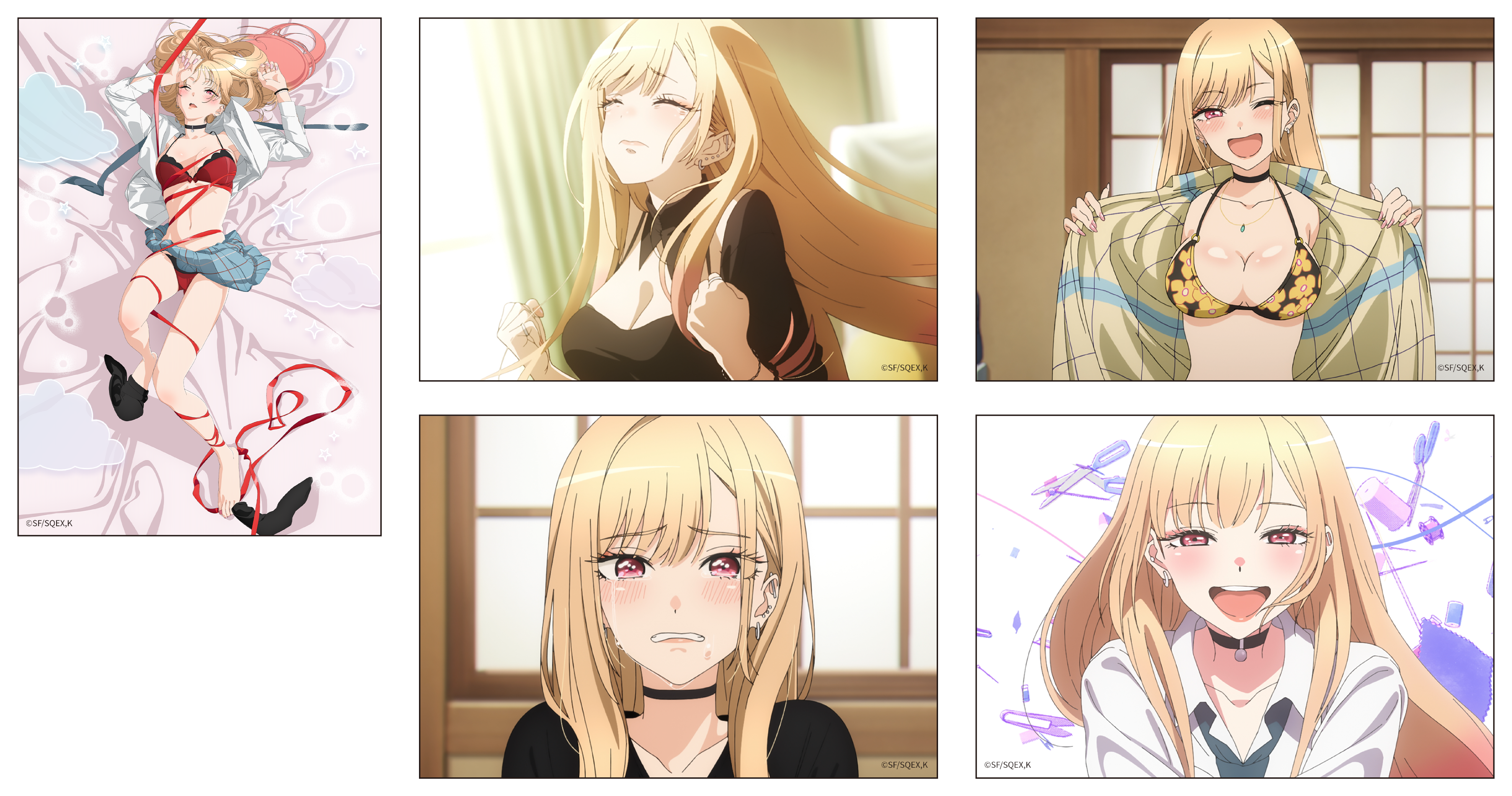 預購-【再販】TV動畫「戀上換裝娃娃」 插畫小卡5張套組 A【日本進口精品】