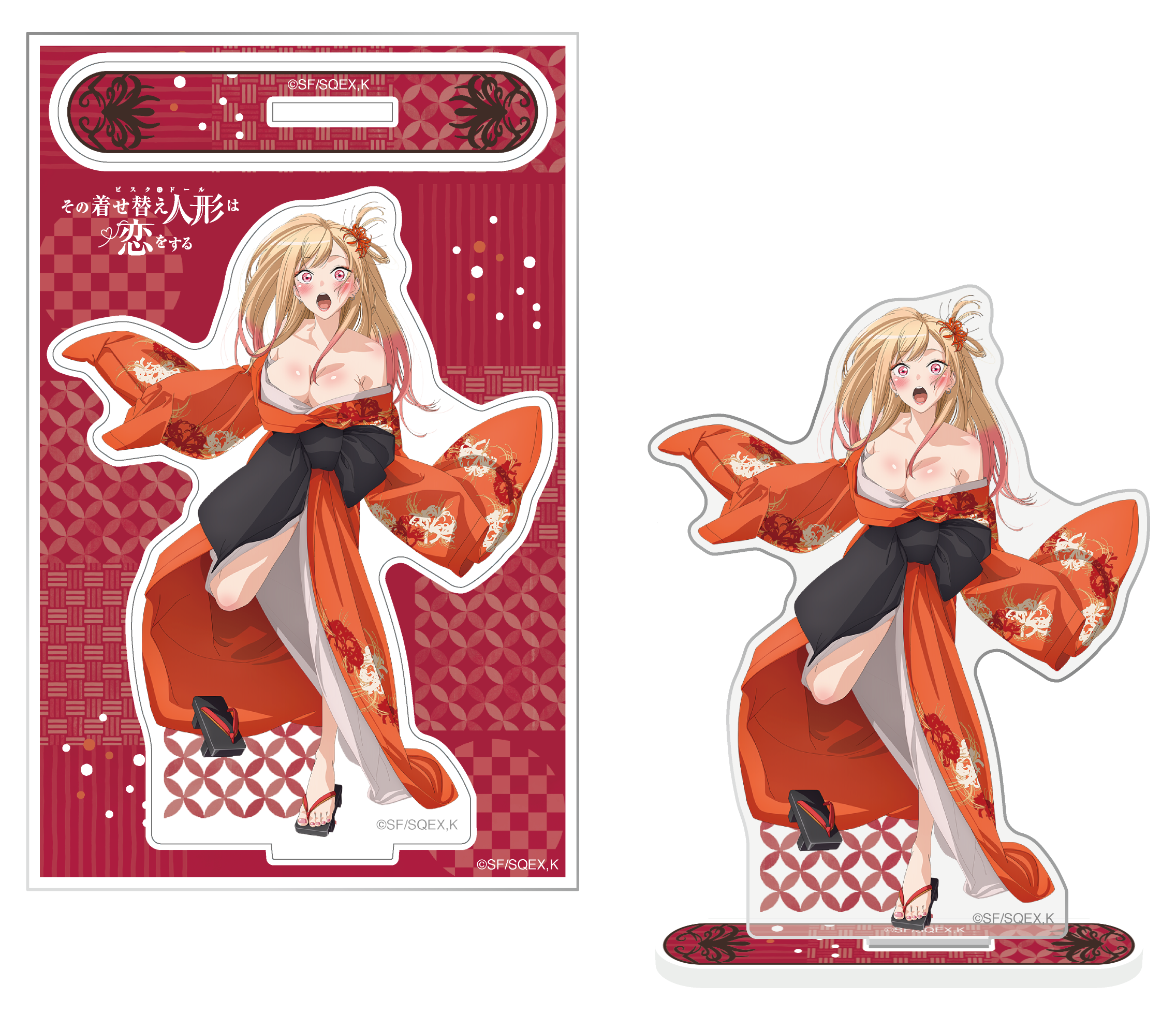 預購-【再販】TV動畫「戀上換裝娃娃」 全新繪製壓克力人形立牌 喜多川海夢 和服ver.【日本進口精品】