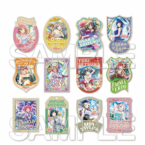 【預購日本進口精品-2022/11月下旬】『LoveLive！虹咲學園學園偶像同好會』幻想世界旅行 旅行貼紙 三船栞子