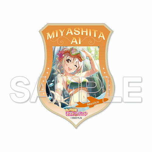 【預購日本進口精品-2022/11月下旬】『LoveLive！虹咲學園學園偶像同好會』幻想世界旅行 旅行貼紙 宮下 愛