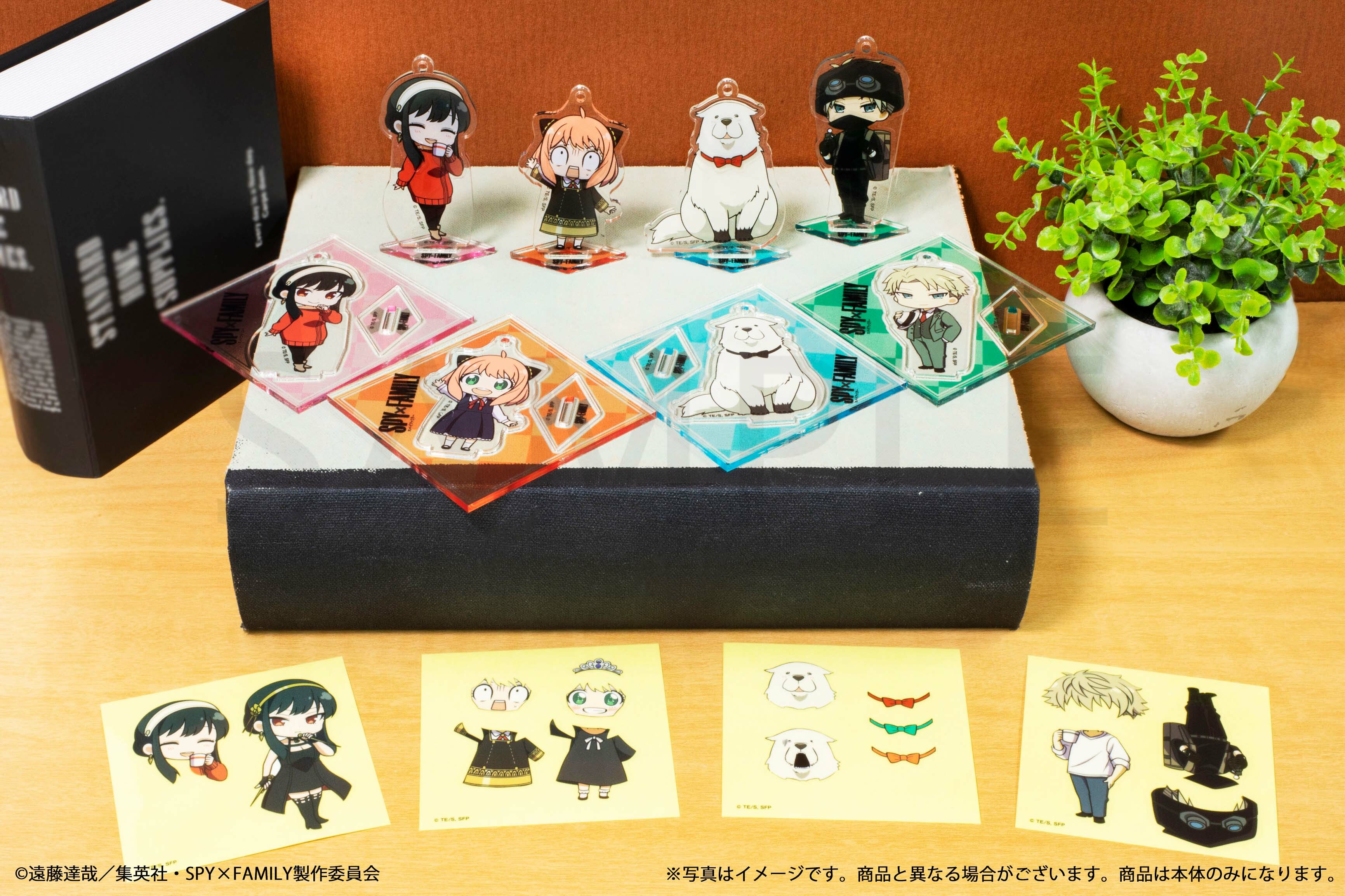 【預購日本進口精品-2023/1月中旬】SPY×FAMILY 間諜家家酒　可變身壓克力鑰匙圈 約兒·佛傑