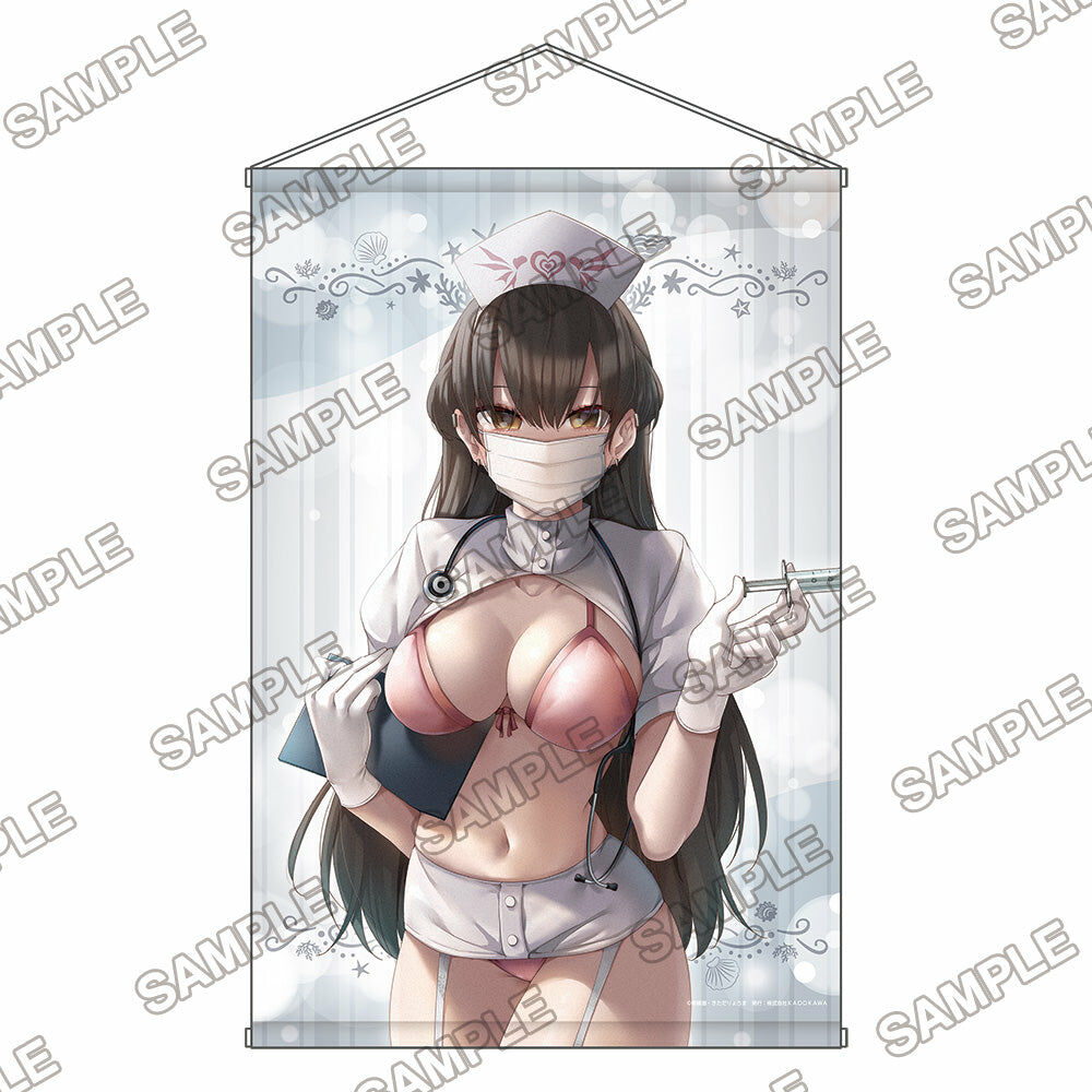 【預購日本進口精品-2022/11月中旬】角川Sneaker文庫 海邊角色扮演祭 B2掛軸 『被陌生女高中生囚禁的漫畫家』此方