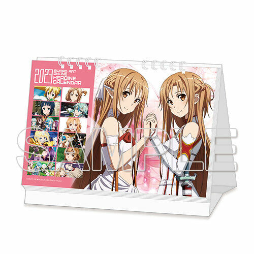 【預購日本進口精品-2022/11月下旬】『Sword Art Online 刀劍神域』 女性角色桌曆 2023