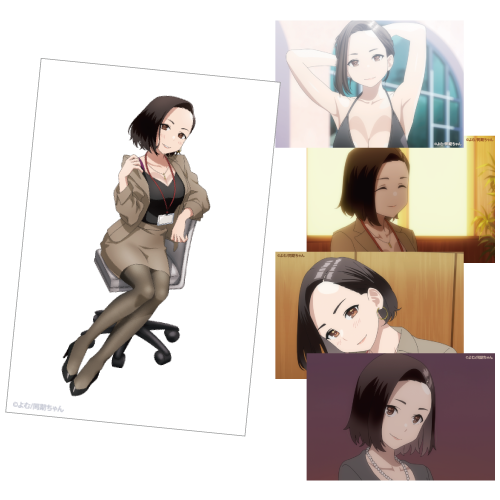 【預購日本進口精品-2023/1月中旬】『加油吧同期醬』 全心全意加加油 插畫小卡5張套組 前輩桑 A