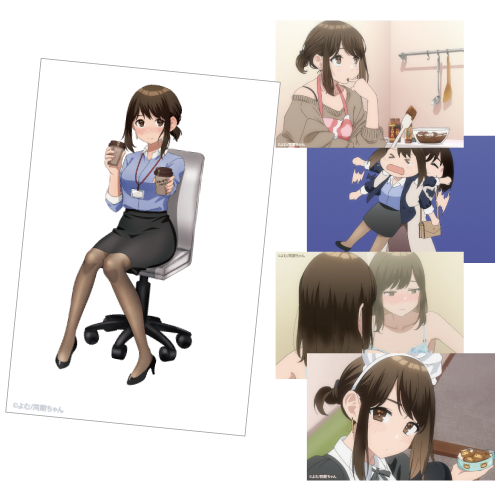 【預購日本進口精品-2023/1月中旬】『加油吧同期醬』 全心全意加加油 插畫小卡5張套組 同期醬 A