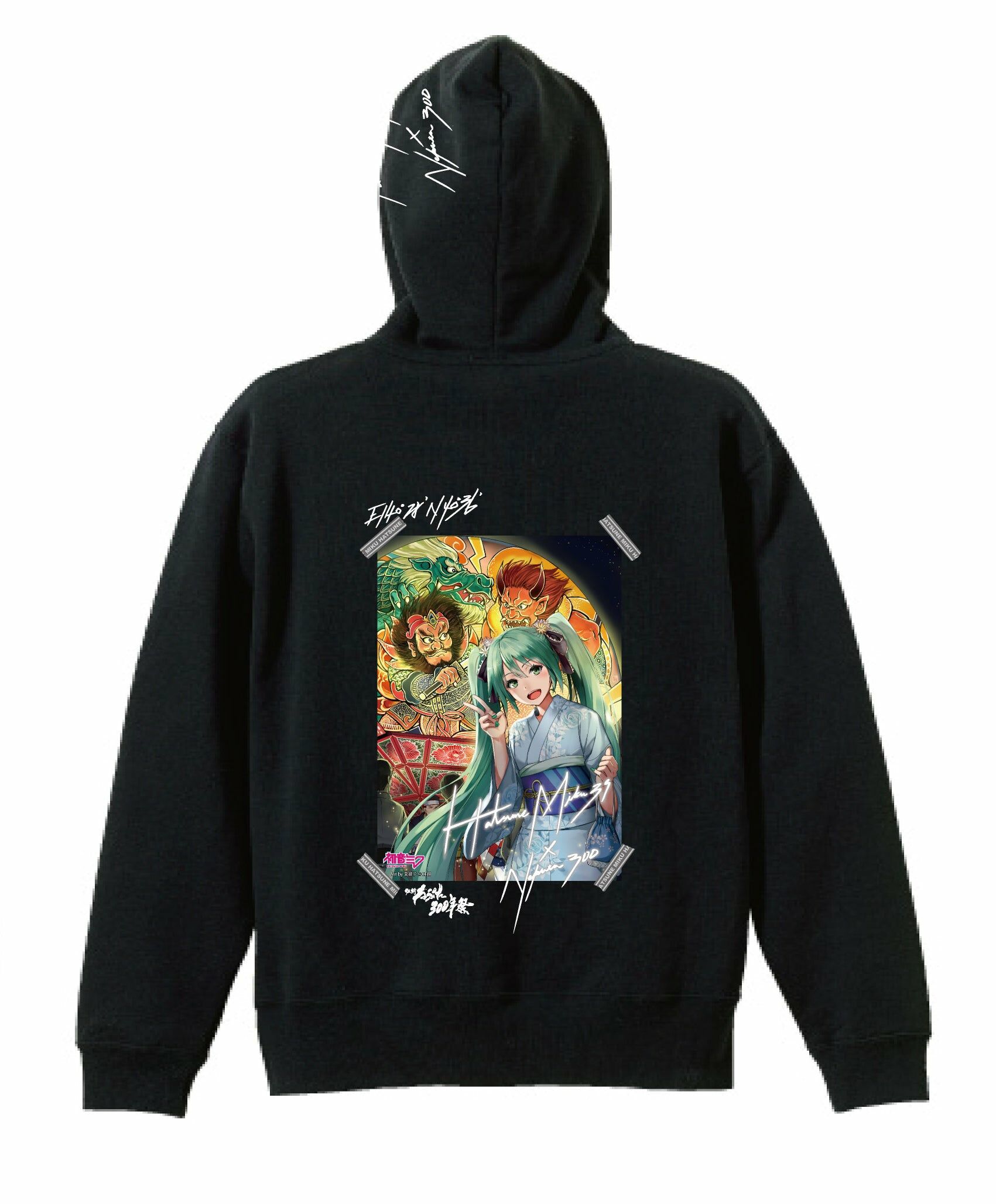 【預購日本進口精品-2022/11月中旬】「弘前睡魔祭300年祭」×「初音未來」 連帽外套(限定活動後販售) M Art by 黒獅子