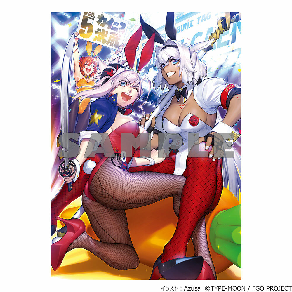 【預購日本進口精品-2022/12月上旬】「Fate/Grand Order」Azusa插畫　A5壓克力立牌＜凱涅厄斯＆宮本武蔵＞