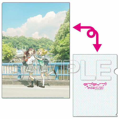 【預購日本進口精品-2022/12月中旬】『LoveLive！Sunshine!!』 A4 File夾 Aqours 梨子＆鞠莉