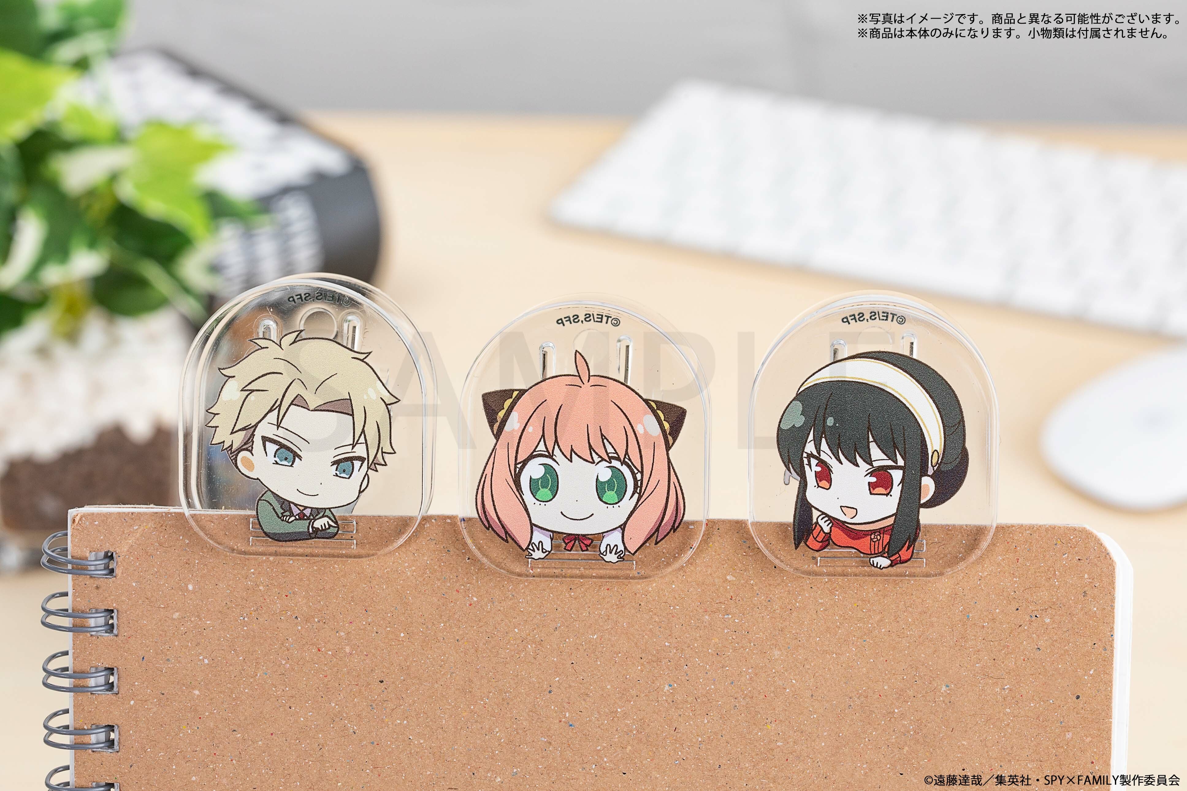 【預購日本進口精品-2022/12月中旬】SPY×FAMILY 間諜家家酒　Niitengo透明夾　3個套組 （洛伊德．佛傑＆安妮亞．佛傑＆約兒．佛傑）