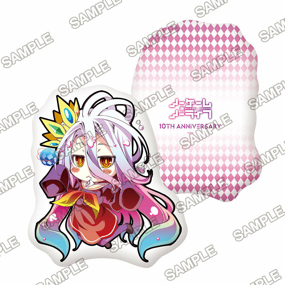 【預購日本進口精品-2023/1月中旬】『NO GAME NO LIFE 遊戲人生』10th Anniversary 造型抱枕 白