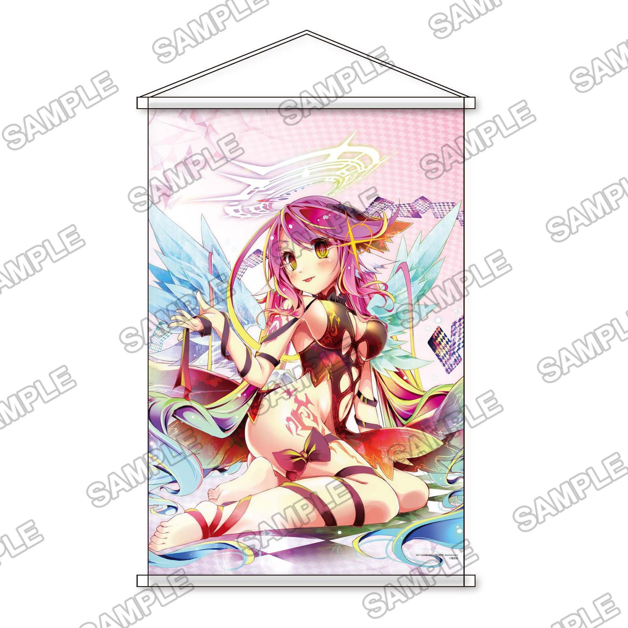 【預購日本進口精品-2023/1月中旬】『NO GAME NO LIFE 遊戲人生』10th Anniversary B1掛軸 吉普莉爾