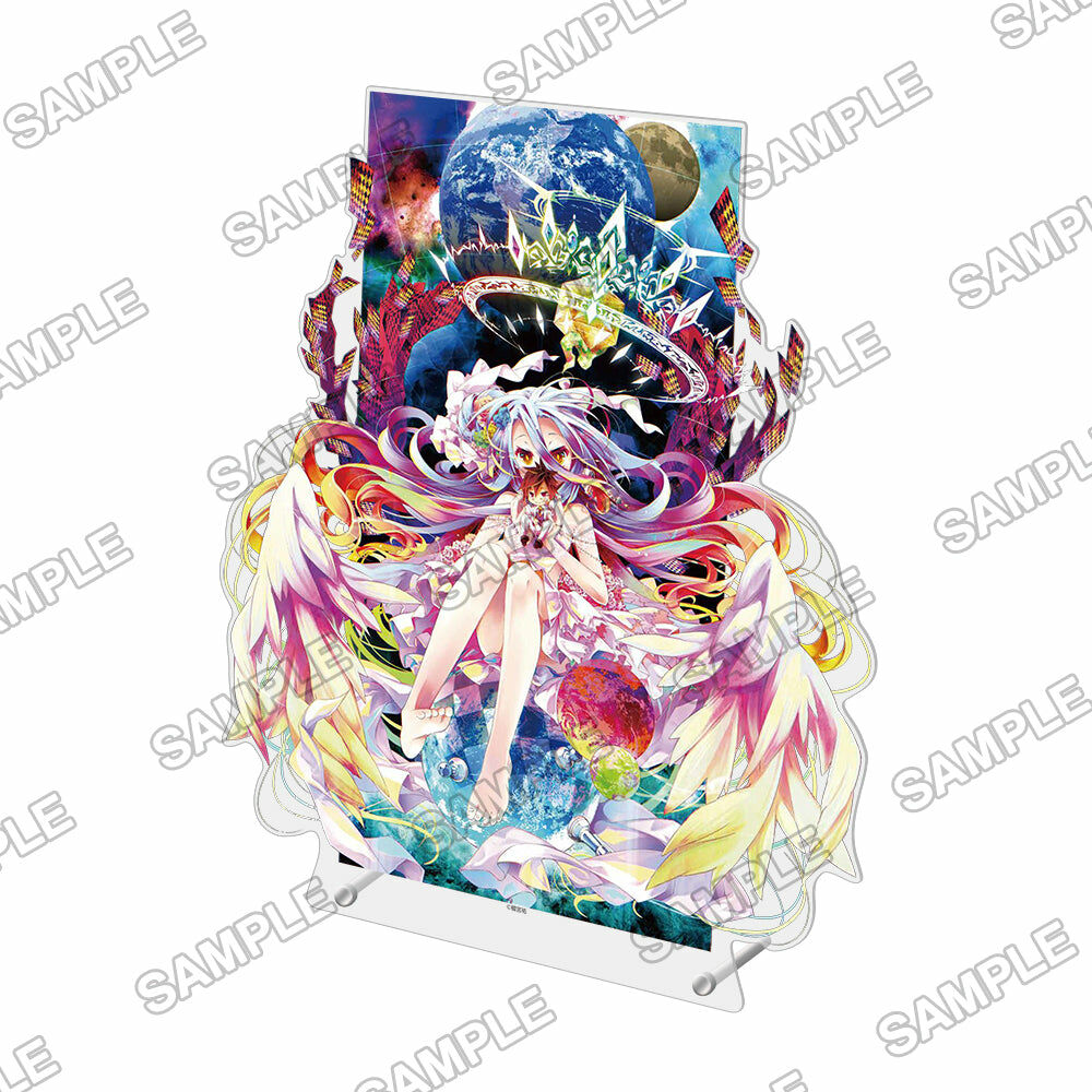 【預購日本進口精品-2023/1月中旬】『NO GAME NO LIFE 遊戲人生』10th Anniversary 大型壓克力立牌 白