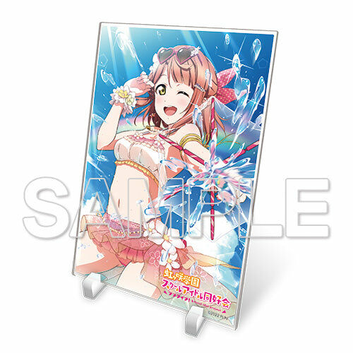 【預購日本進口精品-2022/10月中旬】『LoveLive！虹咲學園學園偶像同好會』大型壓克力立牌 上原步夢 泳裝Ver.