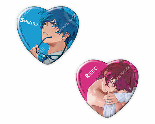 我們的伊甸園從不信神(原作) 2入愛心徽章組 A