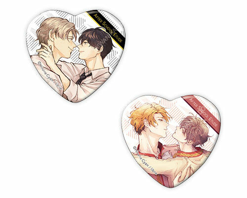 放學後的芭蕾戀習曲(原作) 2入愛心徽章組 A