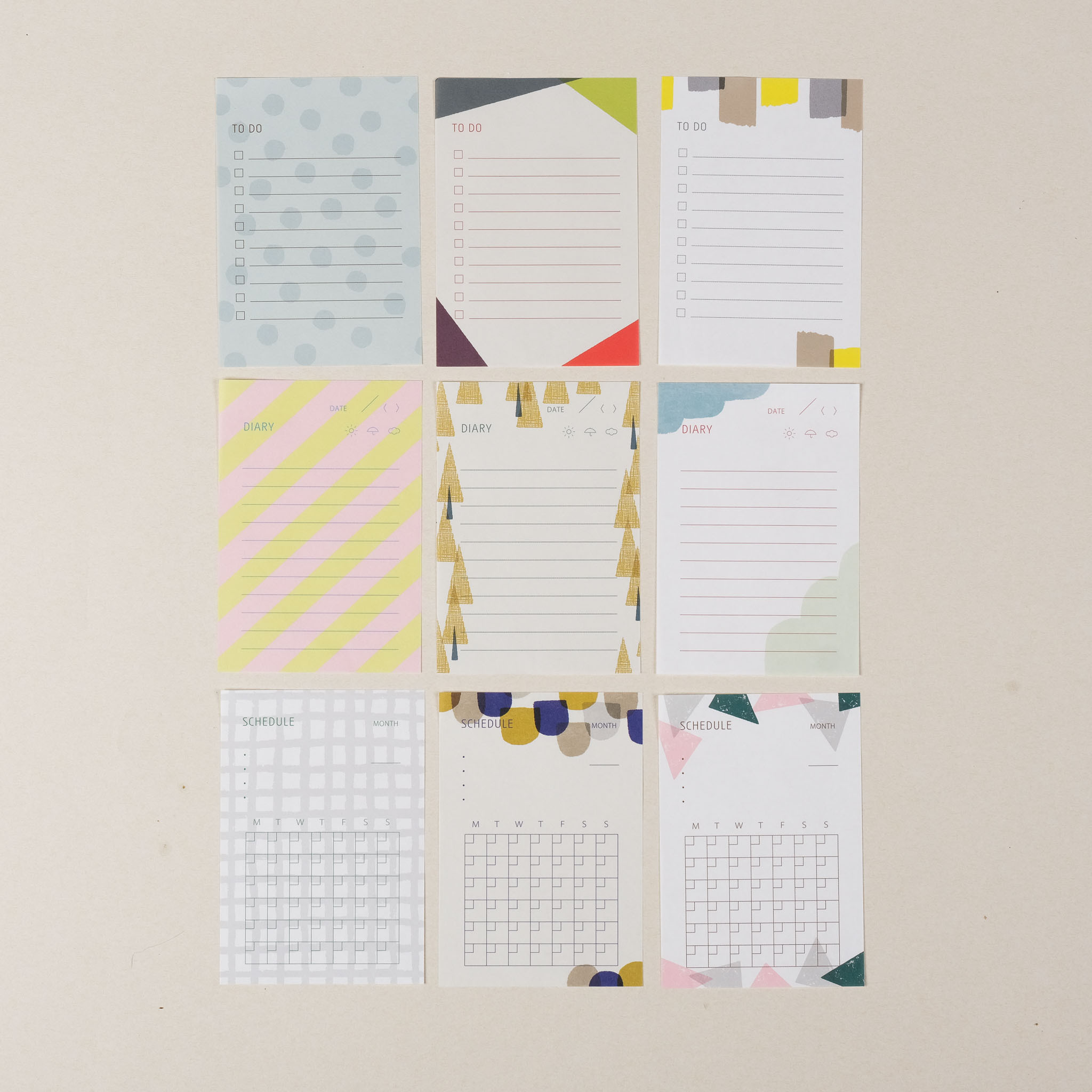 手帳用便箋 / 水縞 / JAPAN