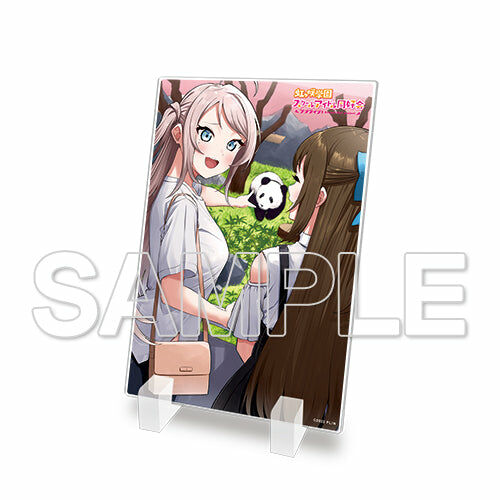 【預購日本進口精品-2022/11月中旬】『LoveLive！虹咲學園學園偶像同好會』迷你透明桌繪立牌 雫＆嵐珠