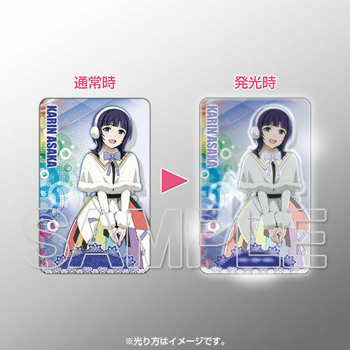 【預購日本進口精品-2022/10月中旬】『LoveLive！虹咲學園學園偶像同好會』PIICA＋透明票卡夾 （朝香果林）