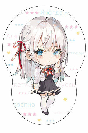 不時輕聲地以俄語遮羞的鄰座艾莉同學(原作) 造型角色抱枕 A