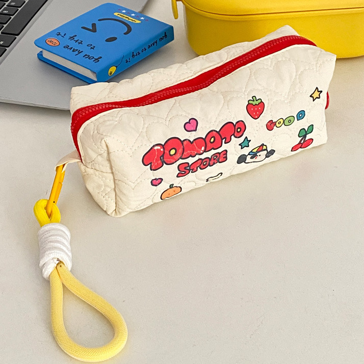 《51215》Tomato🍅愛心壓紋化妝包