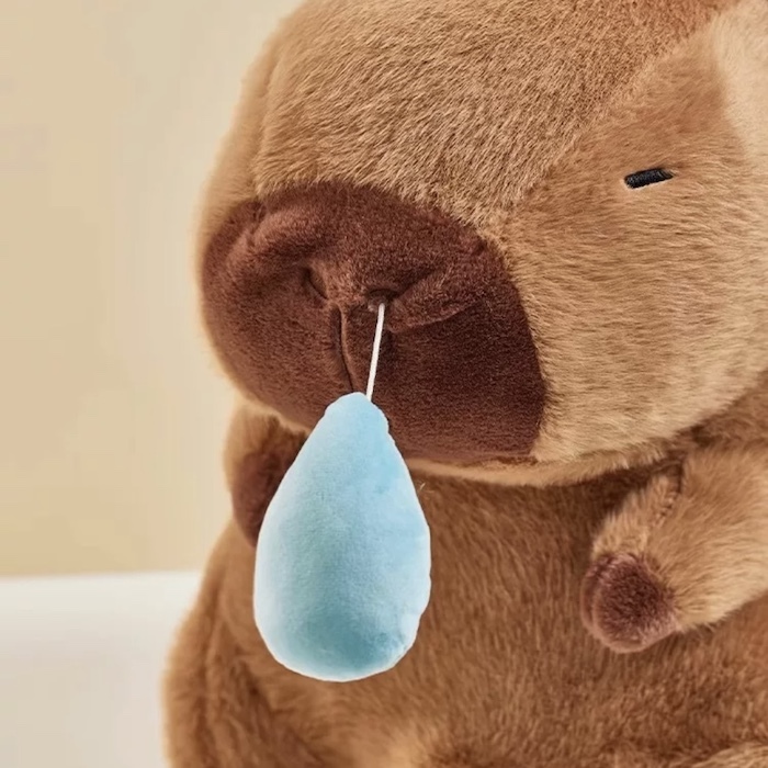 《51217》大鼻涕的水豚君玩偶娃娃/35cm