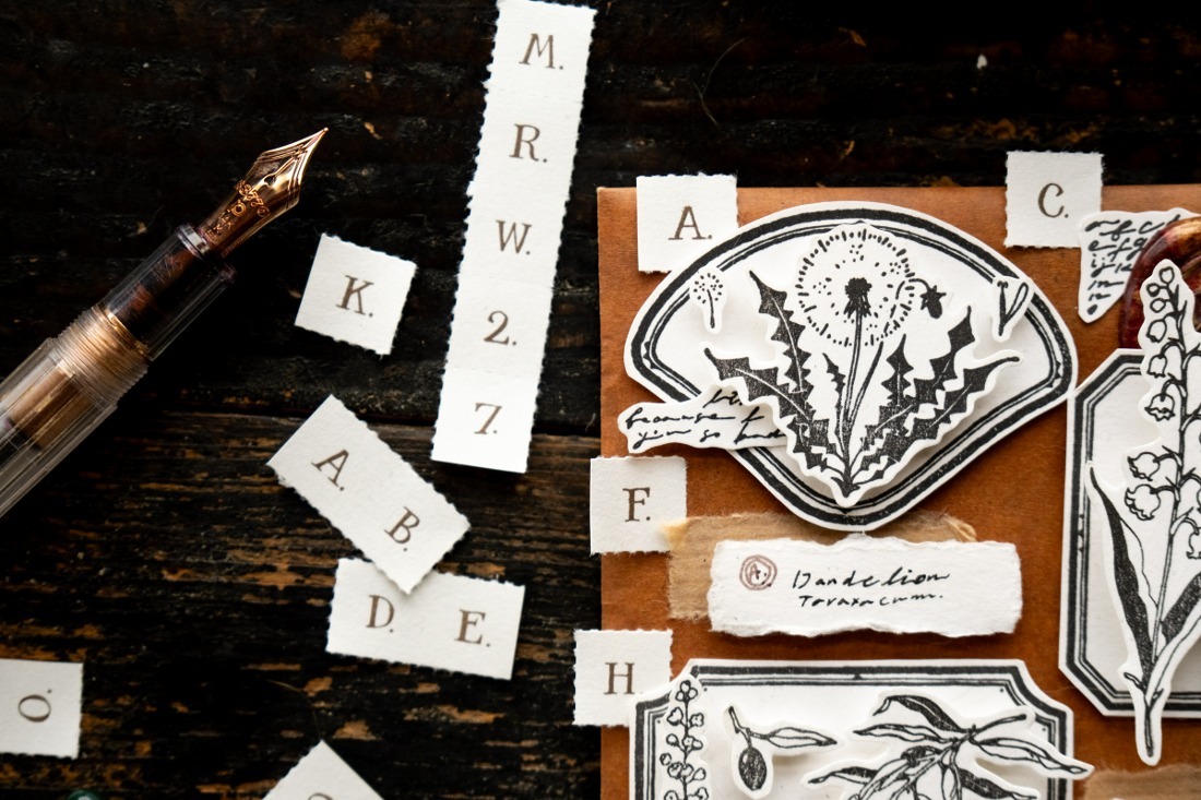 文字標記(無框) 活版便箋本 / OURS STUDIO / TAIWAN