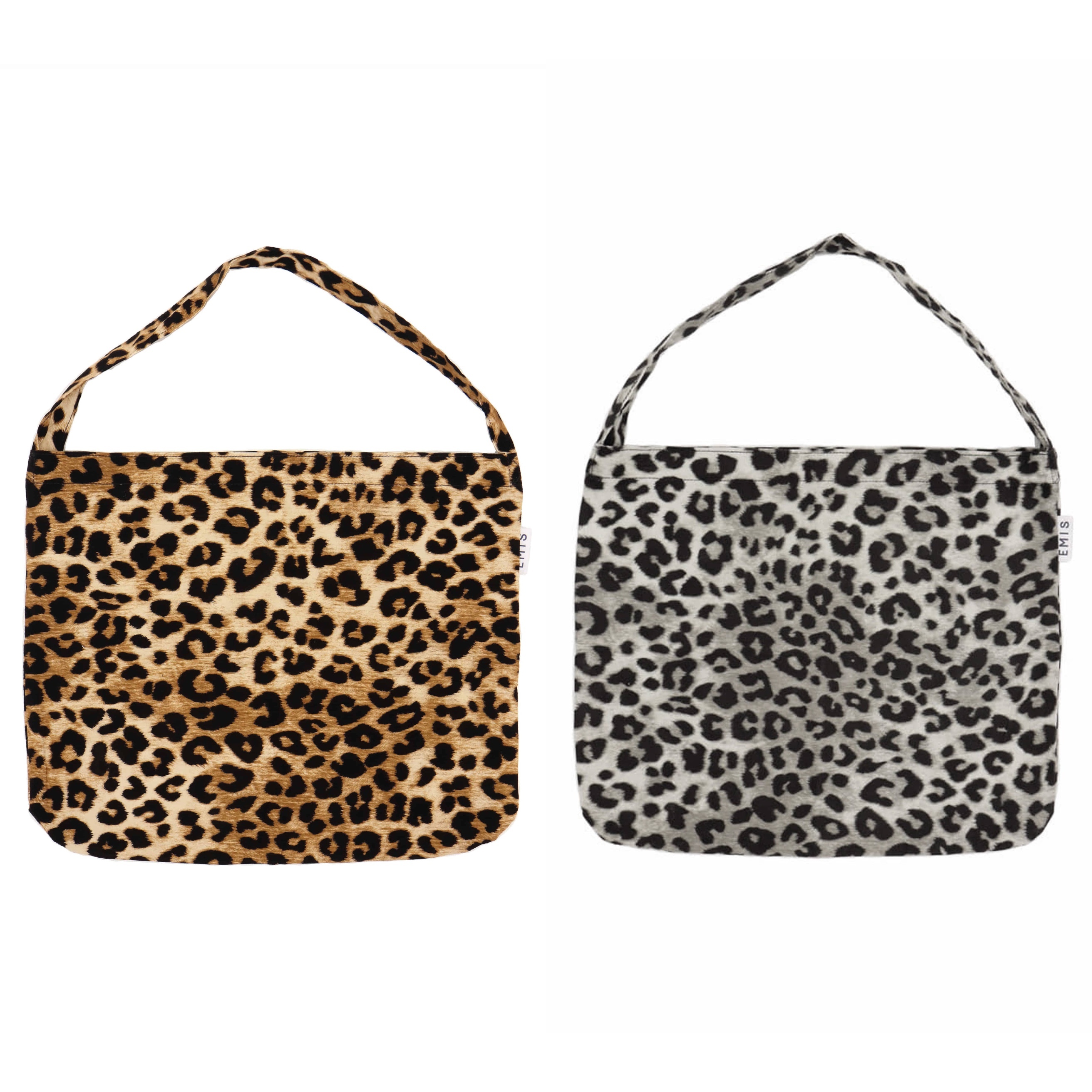 現貨┃emis NEW LEOPARD CORDUROY ECO BAG 帆布包 豹紋