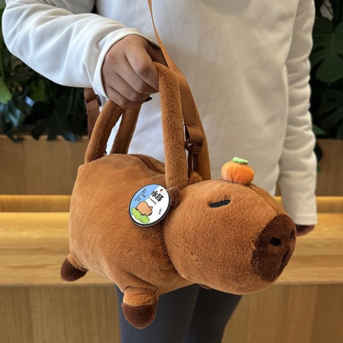 《51219》一隻行走的橘子水豚君包包