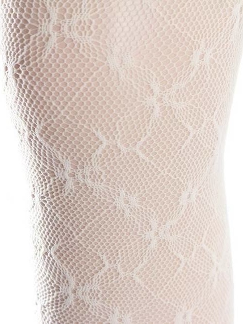 flower print elegant lace stockings