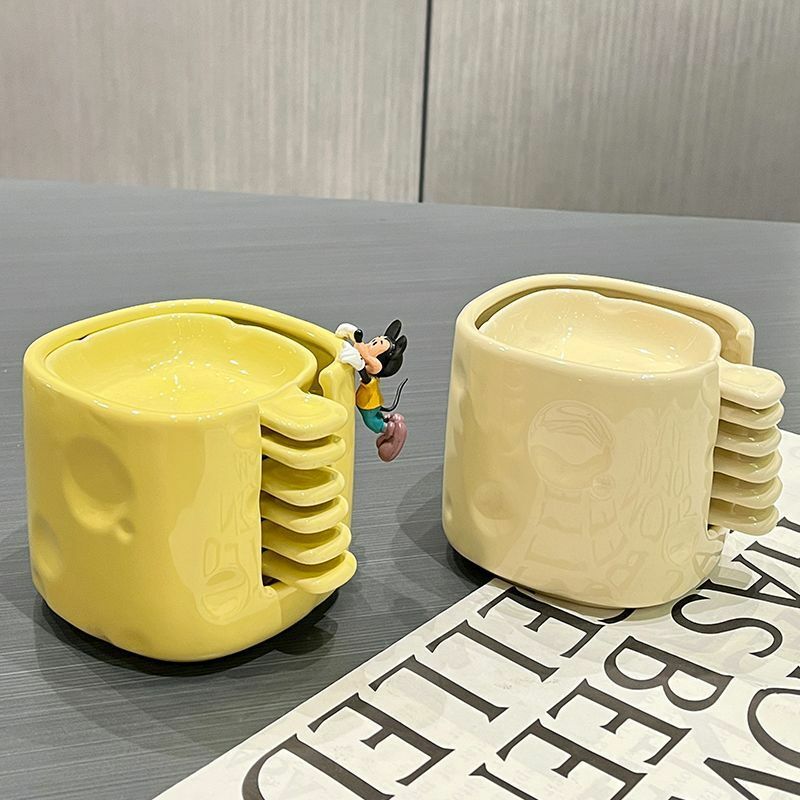 《4181》趣味奶酪起司手柄陶瓷醬料碟組