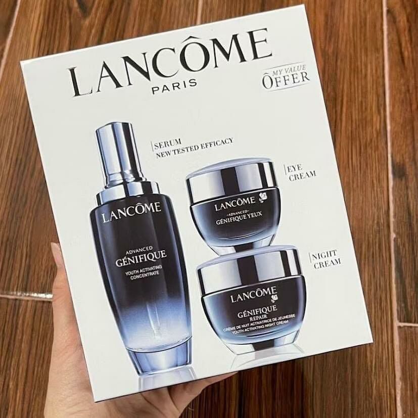 Lancome 小黑瓶活膚三件套裝