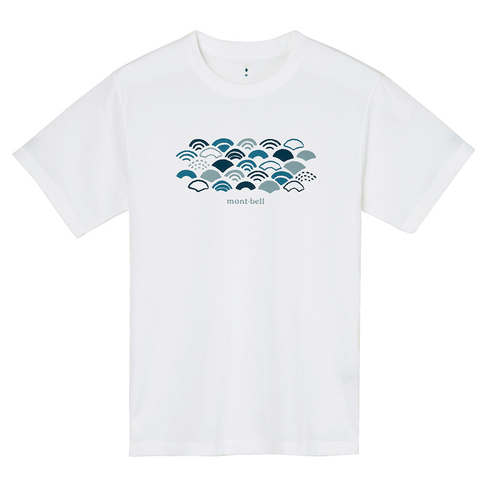 Montbell Wickron Tee Wave Pattern 透氣快乾 T-Shirt 1114747