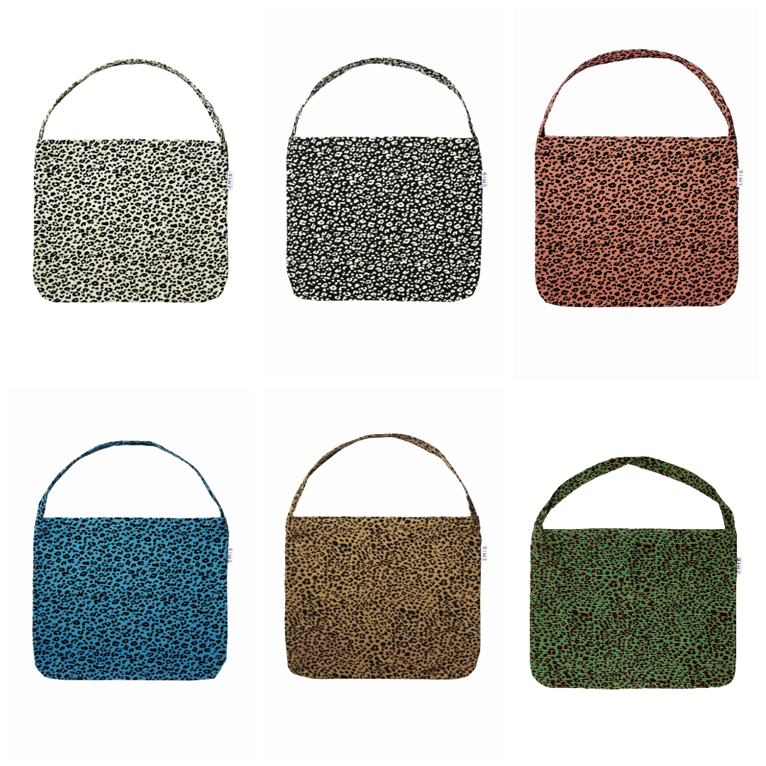 現貨┃emis 22Y LEOPARD CORDUROY ECO BAG 燈芯絨 豹紋 帆布包