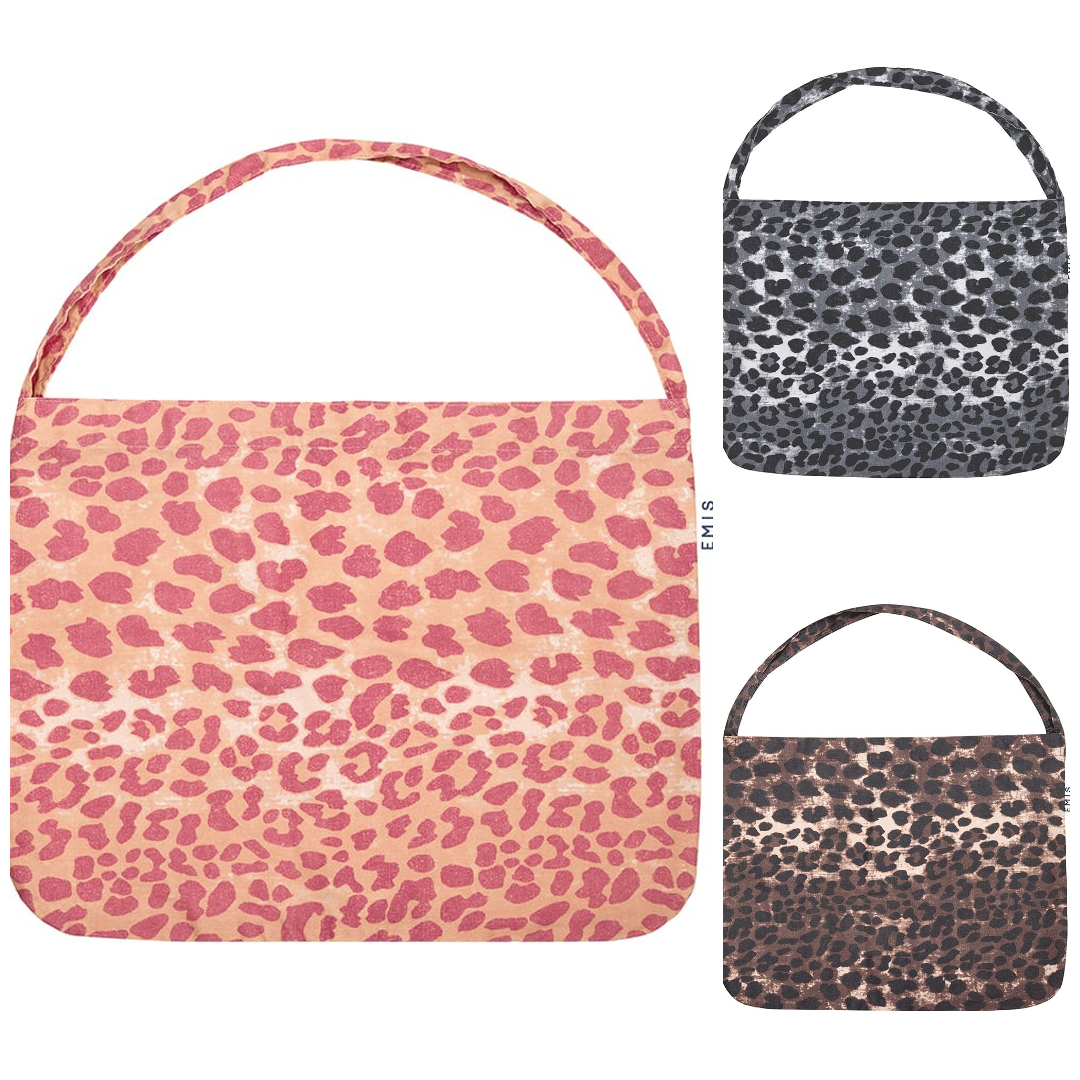 現貨┃emis COTTON LEOPARD ECO BAG 豹紋 帆布包