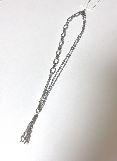 [Chouette Me.] Chain necklace tassel