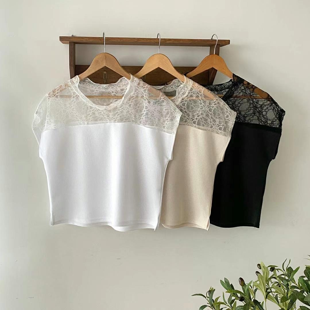 Lace肩款上衣(13901)