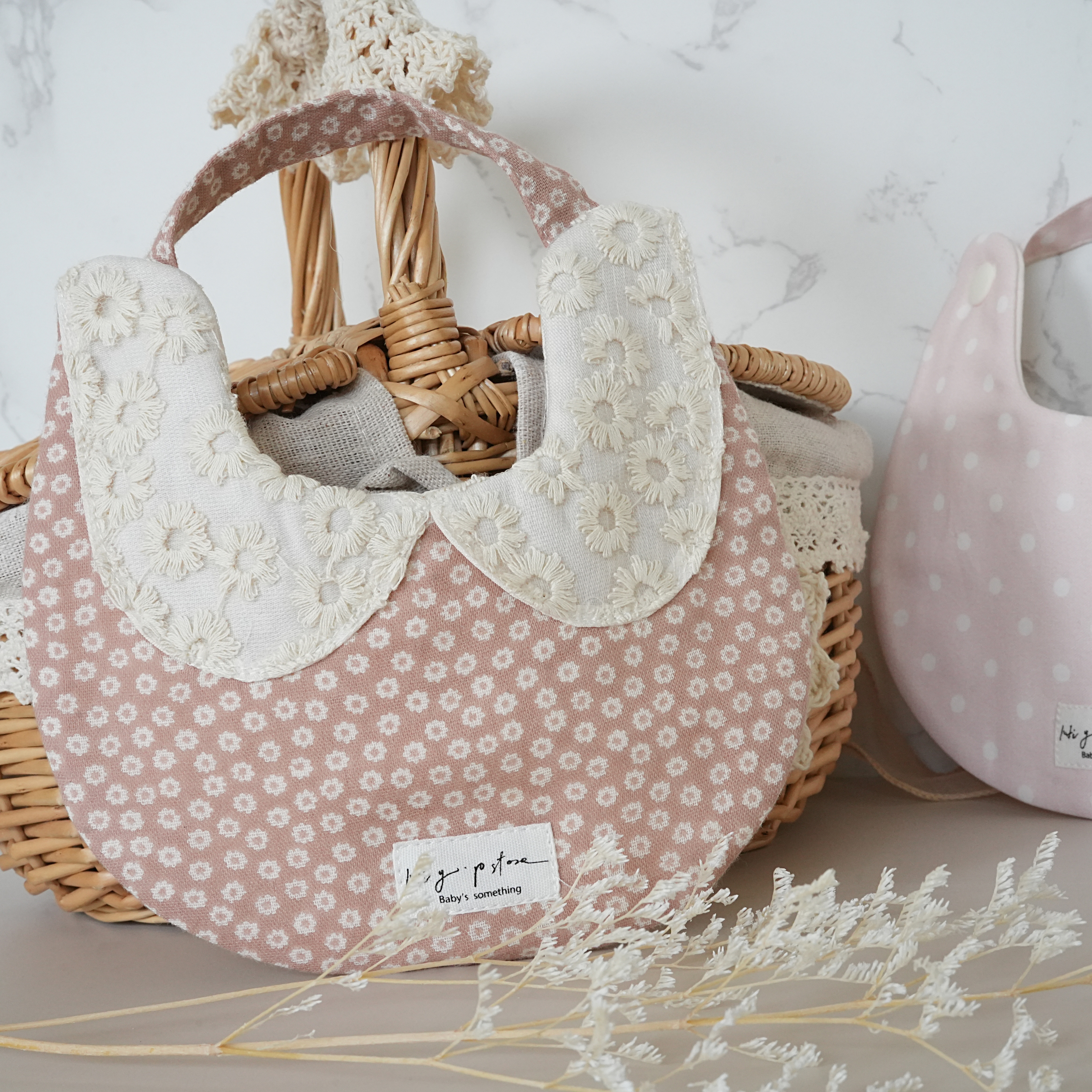 Hi Y.P store-手作圍兜-緋紅花兒