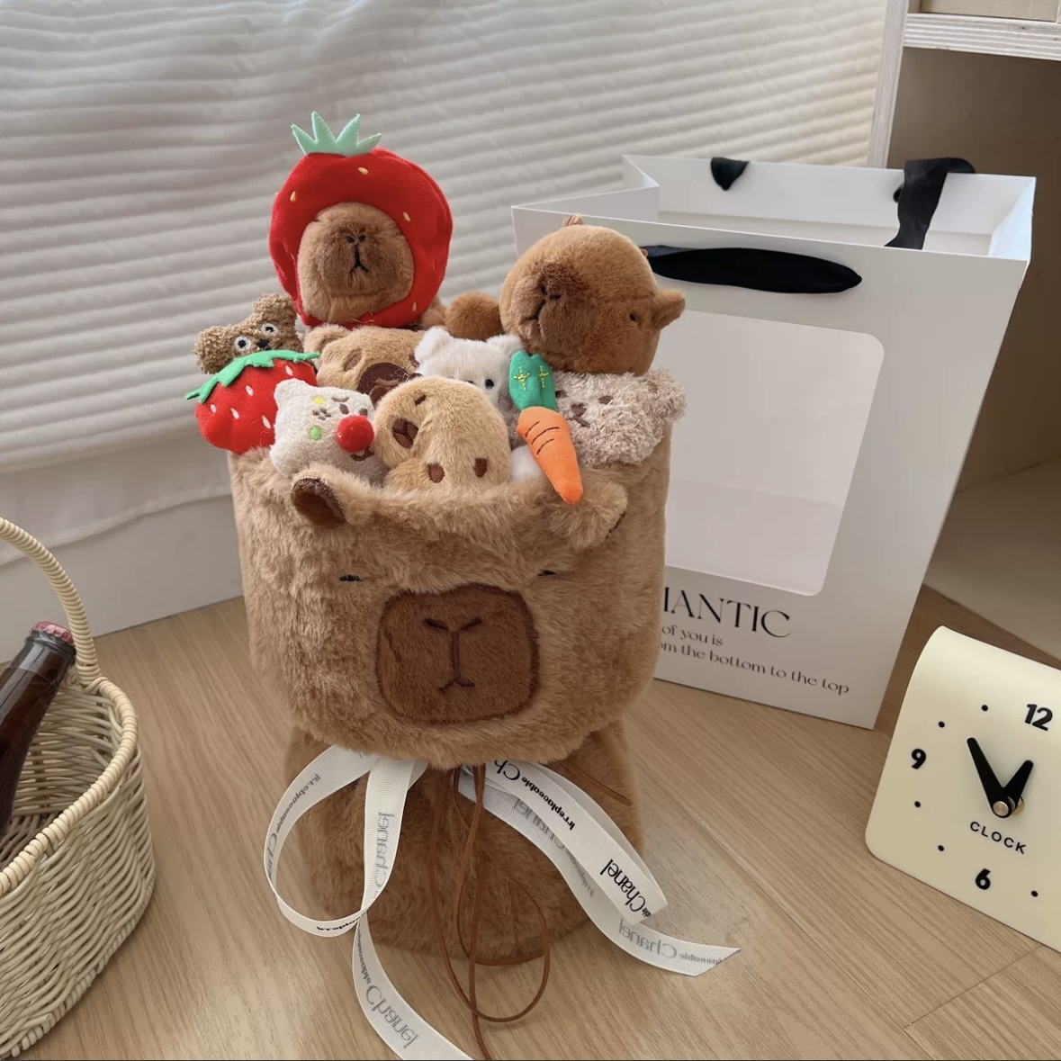 《51221》禮物必選!水豚君娃娃花束(3款)